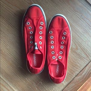 Red Slip-On light weight Converse